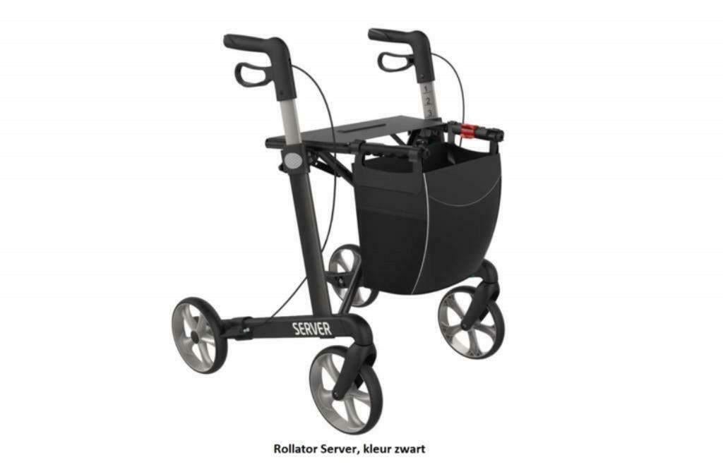 Rollator Server, uitstekende kwaliteit, Diversen, Rollators, Nieuw, Lichtgewicht, Opvouwbaar, Ophalen of Verzenden