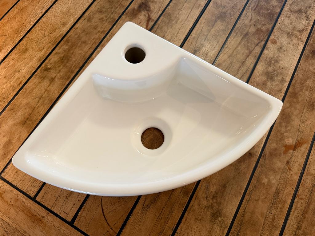 Plieger Miami hoekfontein 32x32 cm, Ophalen, Nieuw, Toilet