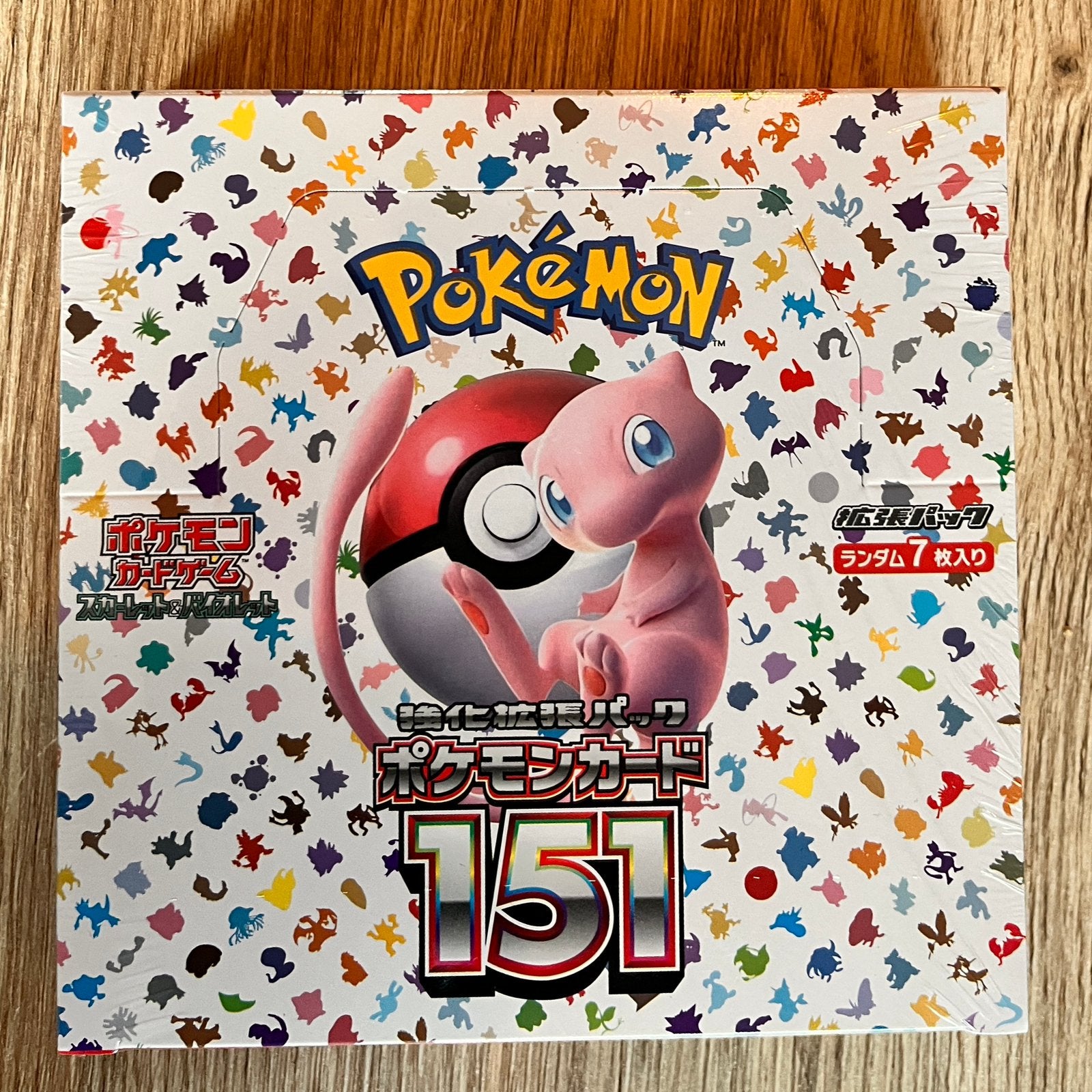 Pokemon SV2a 151 Booster Box Japans SEALED, Ophalen of Verzenden, Nieuw, Boosterbox