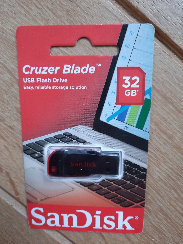 Sandisk Cruzer Blade | 32GB | USB 2.0 A - USB Stick - Nieuw, Computers en Software, USB Sticks, Nieuw, Ophalen of Verzenden