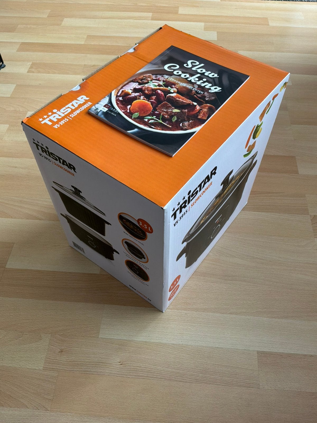nieuw in doos tristar 3.5 liter slowcooker +  keramische pan, Witgoed en Apparatuur, Slowcookers, Ophalen, Nieuw