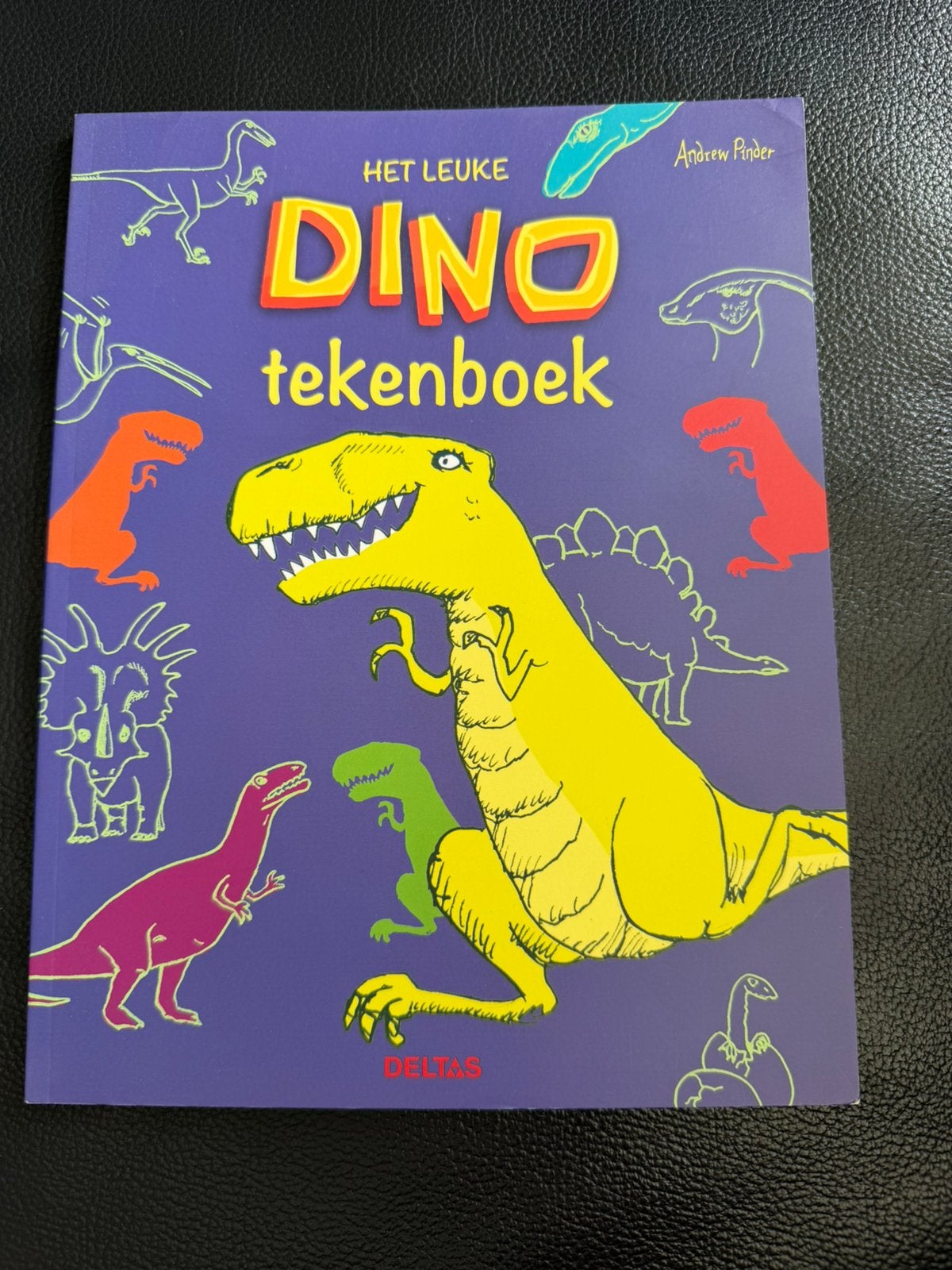 Het Leuke Dino Tekenboek - Leer Dinosauriërs Tekenen, Ophalen of Verzenden, Zo goed als nieuw, Boek of Gids