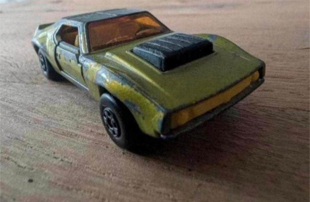 Matchbox Superfast nr. 9 –AMX Javelin (1972) Made in England, Ophalen of Verzenden, Gebruikt, Auto