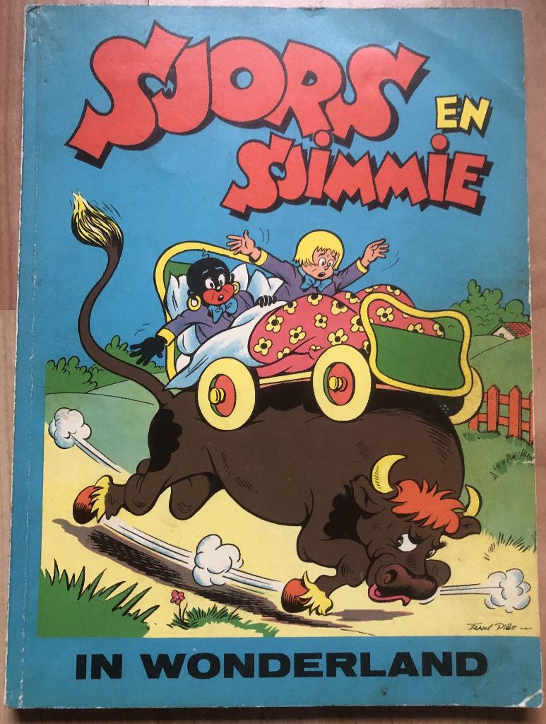 FRANS PIET - SJORS EN SJIMMIE - IN WONDERLAND - 1958, Boeken, Stripboeken, Eén stripboek, Ophalen of Verzenden, Zo goed als nieuw