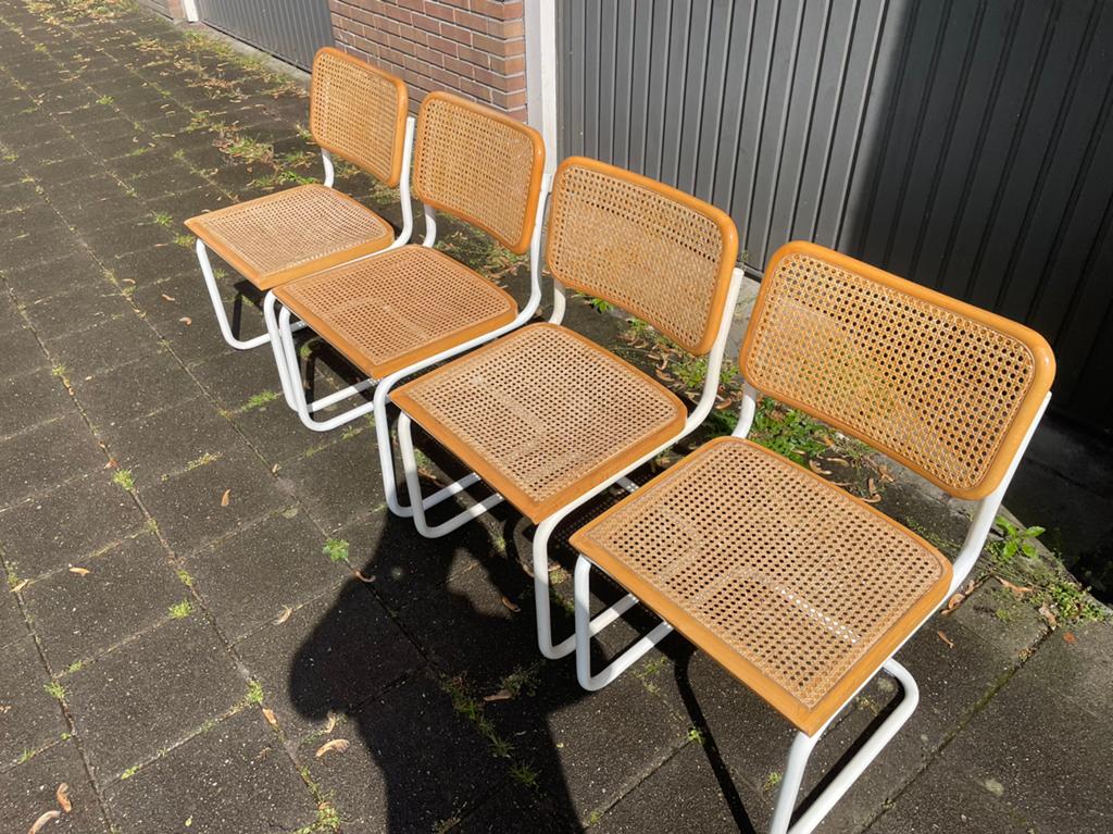 Vintage marcel breuer webbing, Huis en Inrichting, Stoelen, Ophalen of Verzenden, Zo goed als nieuw, Bruin, Eén