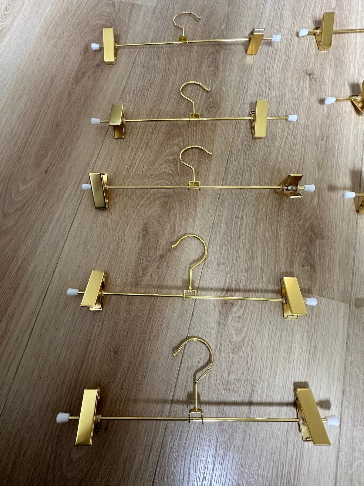 Gouden Lingerie Hangers met Clips - Set van 10, Kleding | Dames, Kledinghangers, Nieuw, Metaal, Volwassenen, Ophalen of Verzenden