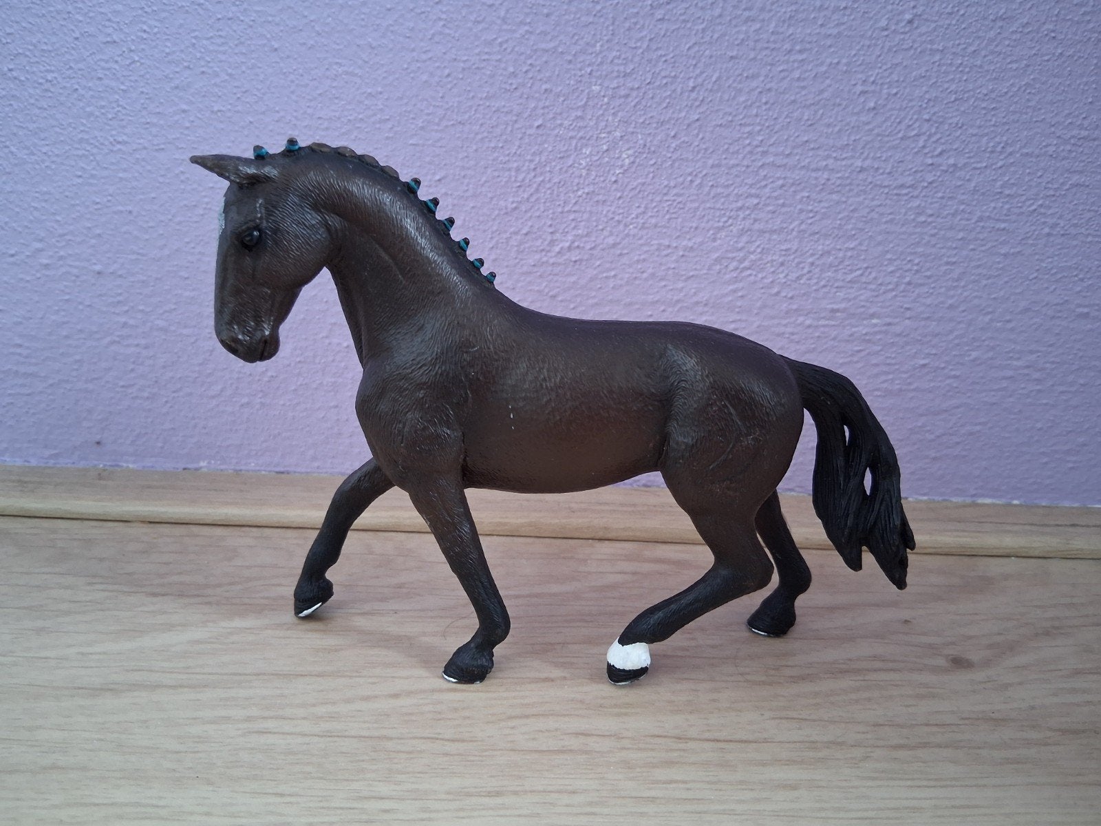 Schleich paard - Bruin met witte bles, Ophalen, Gebruikt