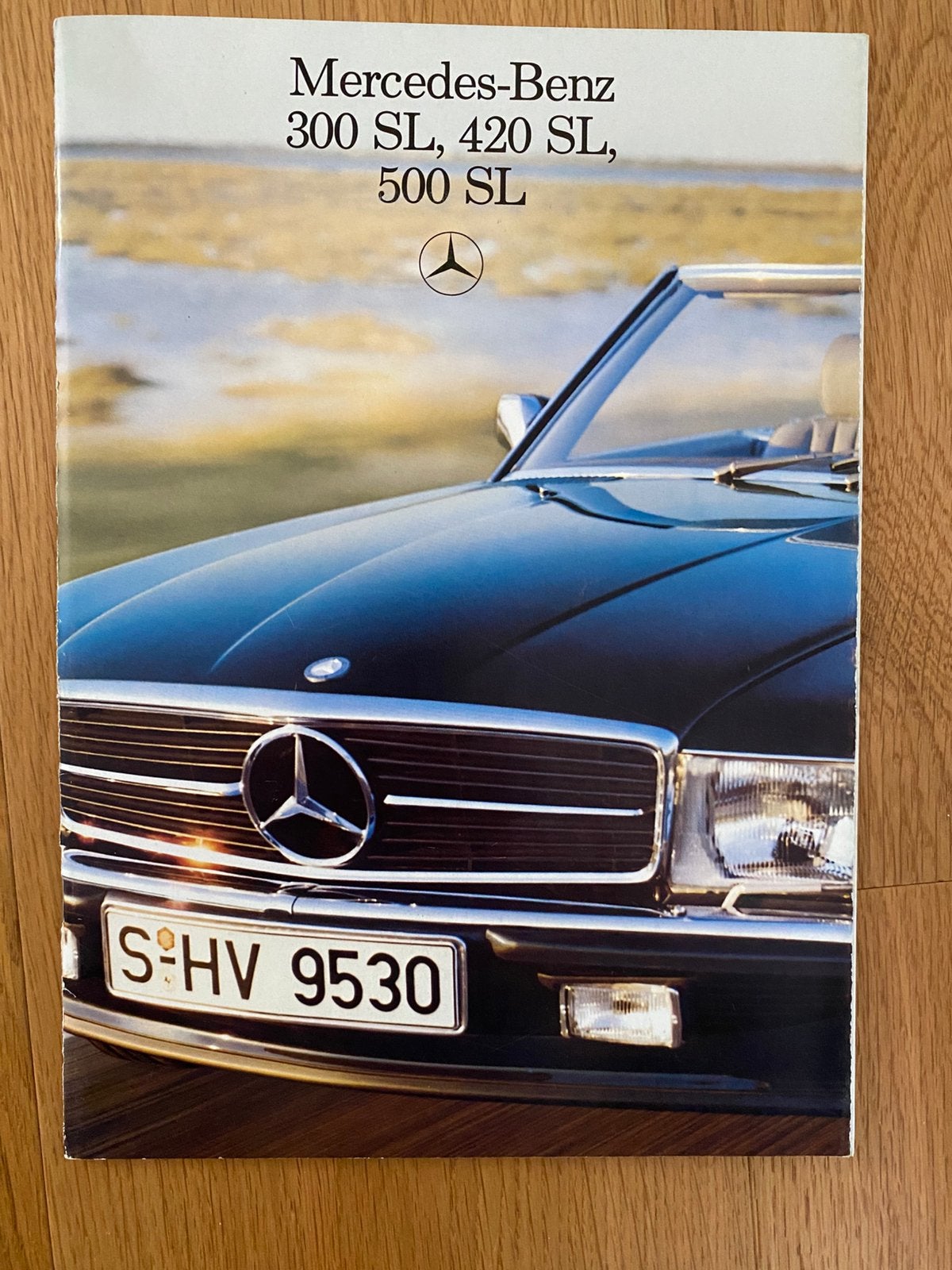 Folder Mercedes-Benz 300 SL, 420 SL, 500 SL - 1985 (NL), Ophalen of Verzenden, Nieuw, Mercedes