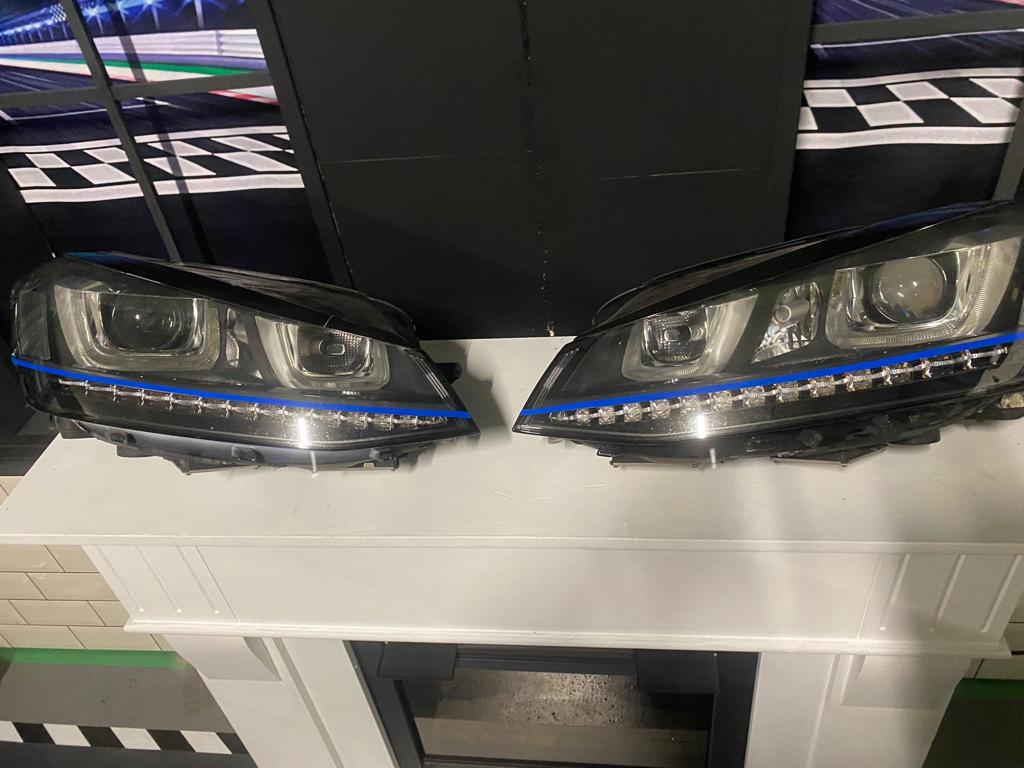 Volkswagen Golf 7 R Bi-Xenon LED Koplampen AFS Dynamic set, Ophalen of Verzenden, Zo goed als nieuw