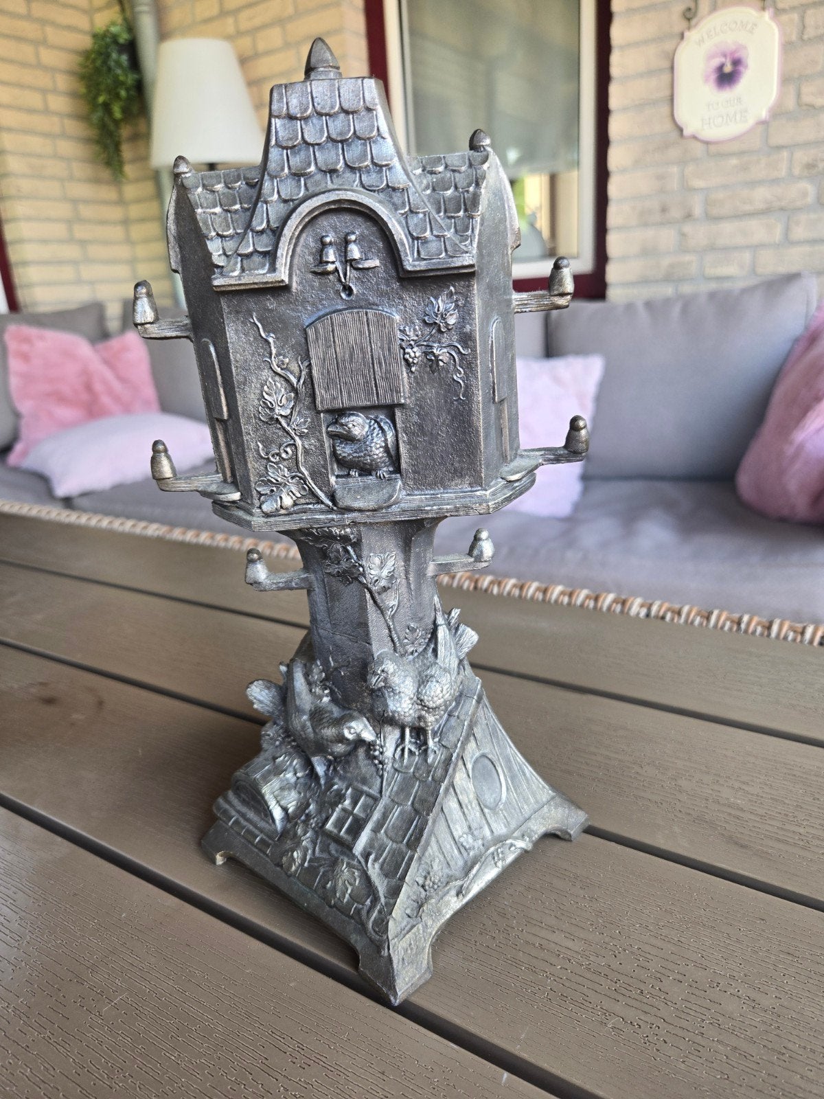 Vintage houder, Ophalen