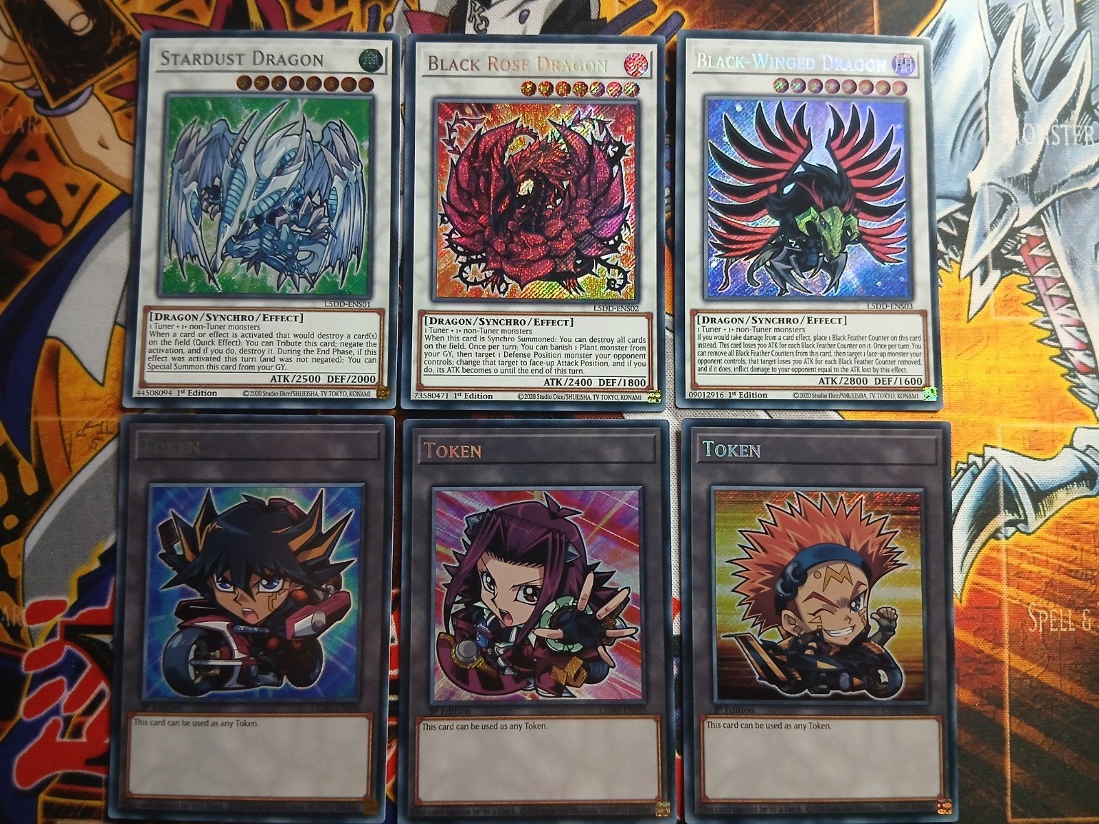 Complete Chibi Secret Rare L5DD Set - Yu-Gi-Oh, Ophalen of Verzenden, Zo goed als nieuw, Foil