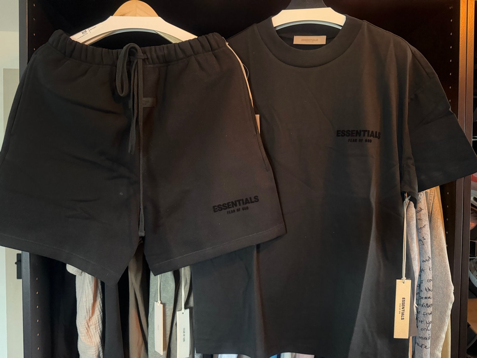 Fear of God Essentials Zomer Set - Nieuw & Origineel - Maat, Ophalen of Verzenden, Nieuw, Maat 48/50 (M), Zwart