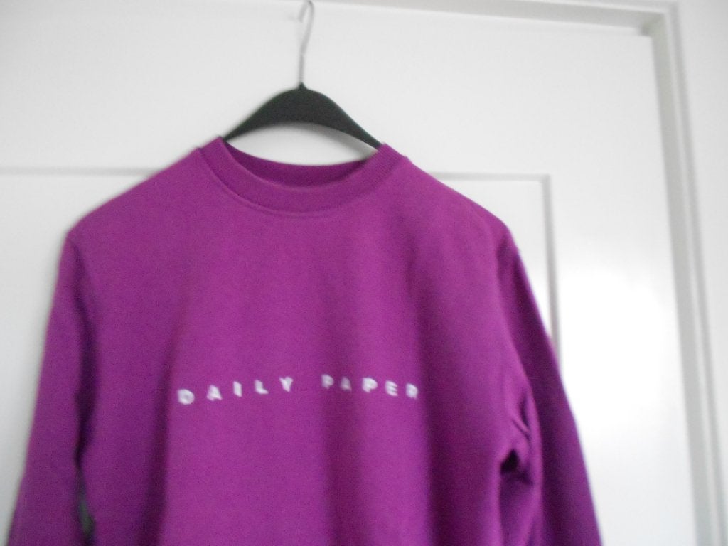 Daily Paper cyclaam kleurige sweater - Maat S, Verzenden, Paars, Daily Paper, Zo goed als nieuw