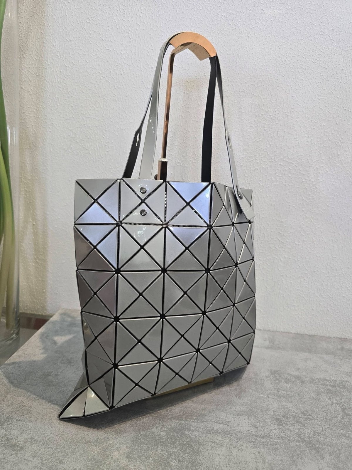 Bao Bao Issey Miyake Lucent Tote Bag Zilver, Verzenden, Zo goed als nieuw, Grijs, Shopper