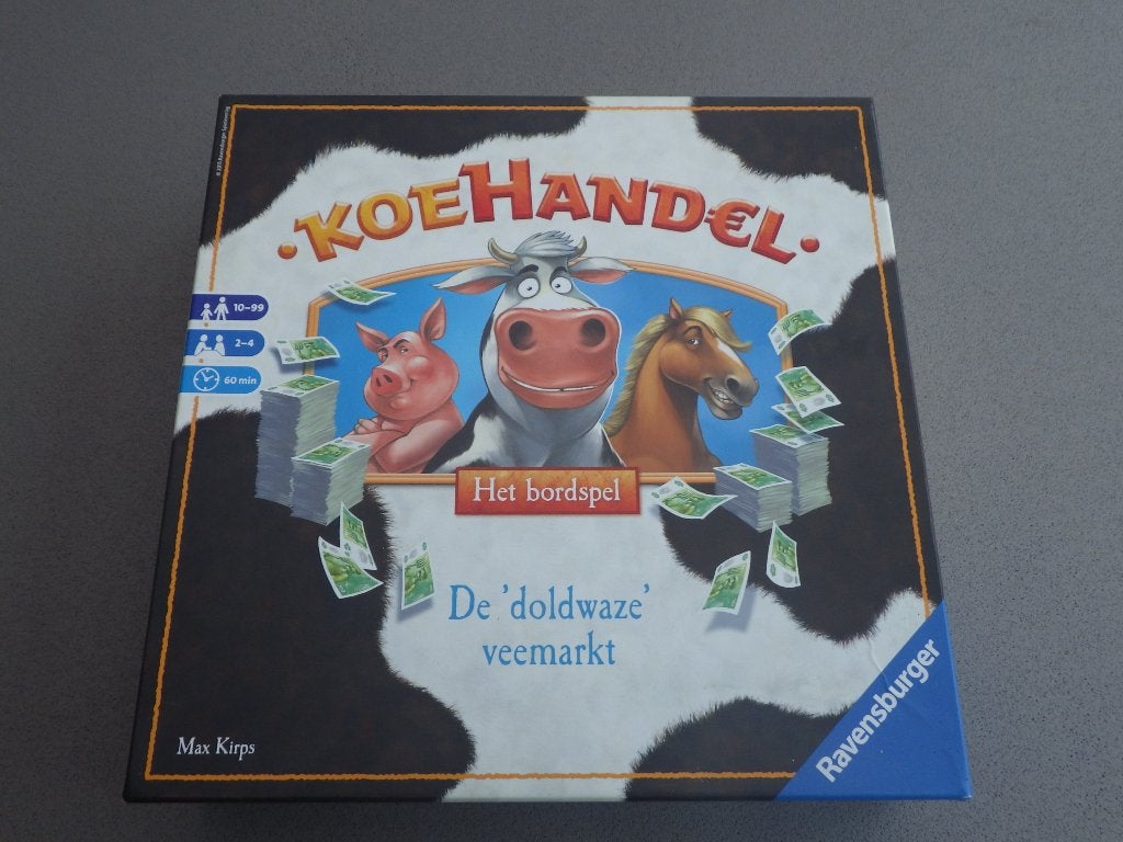 Koe handel het bordspel, Ophalen