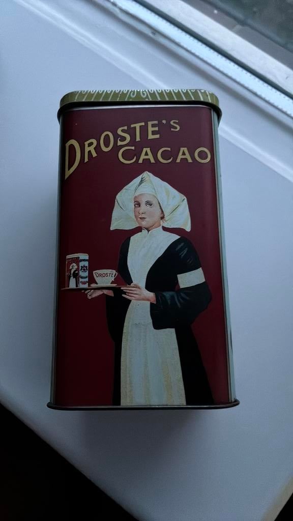 Blik droste, Verzamelen, Blikken, Verzenden, Gebruikt, Overige, Droste
