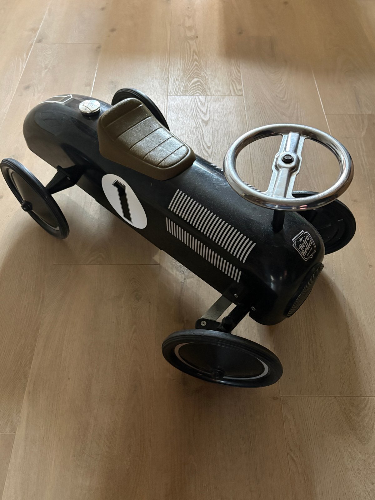 Retro Roller loopauto zwart - Zo goed als nieuw, Ophalen, Zo goed als nieuw