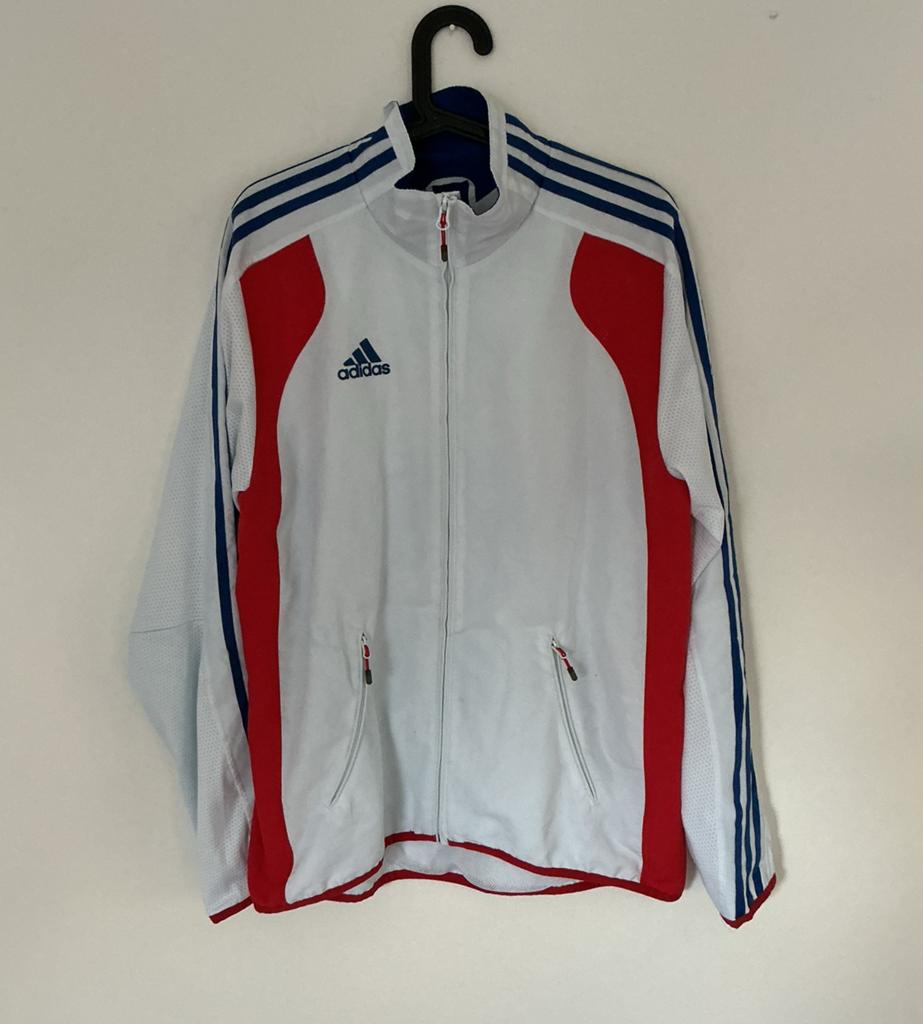 Adidas sport vest. L, Maat 52/54 (L), Wit, Ophalen of Verzenden, Zo goed als nieuw