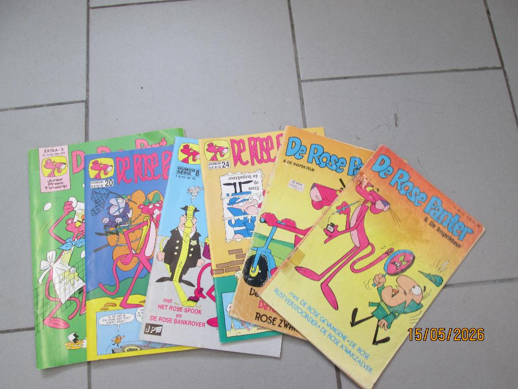 de rode panter  strips, Boeken, Meerdere stripboeken, Ophalen, Gelezen