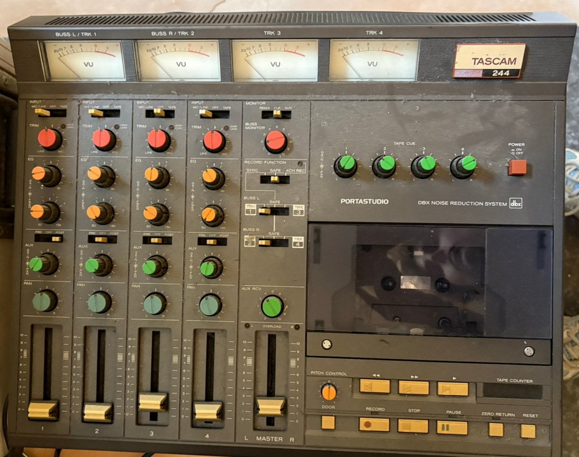 Tascam 244 Portastudio, Ophalen, Gebruikt