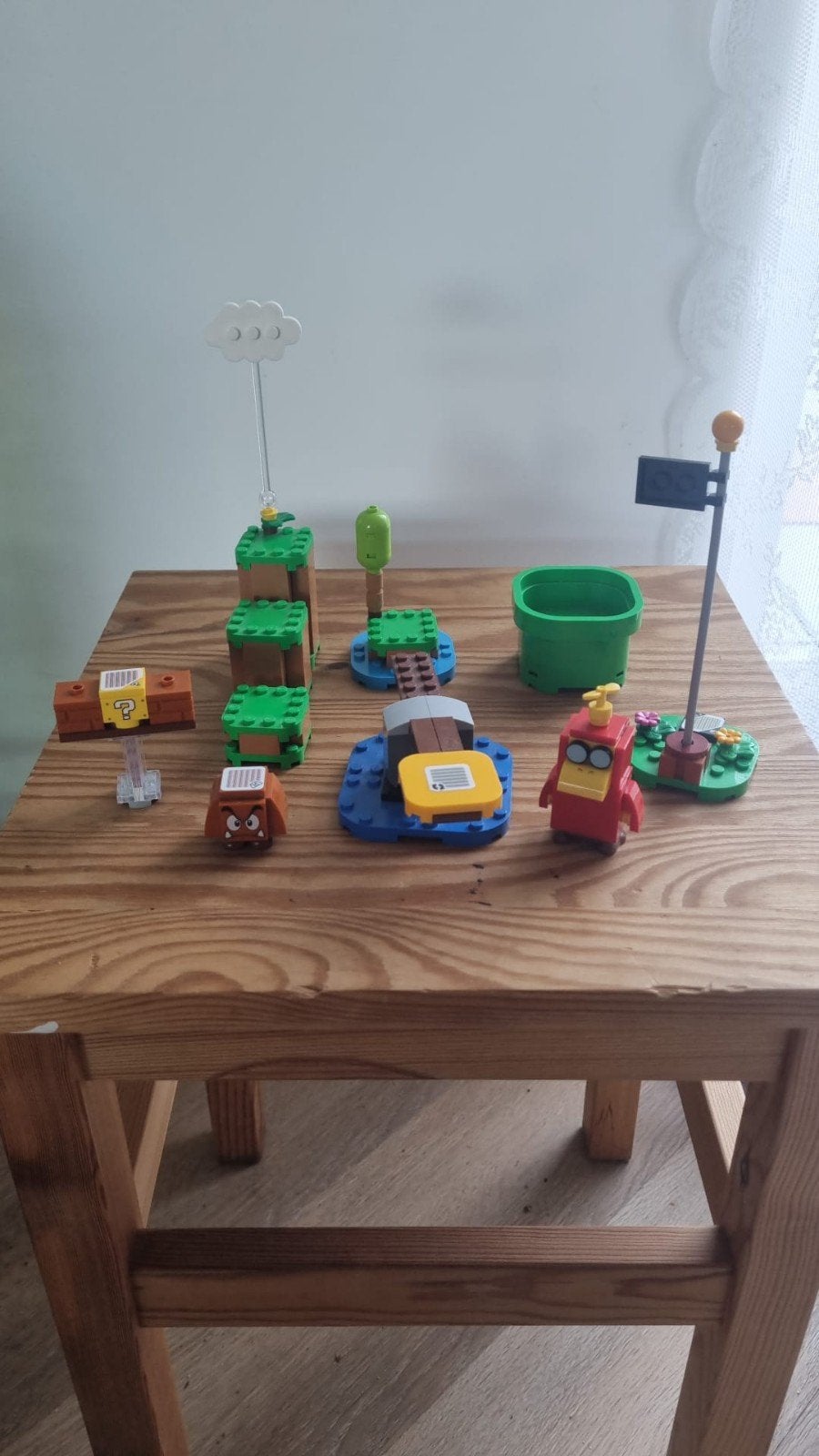 mario lego, Ophalen