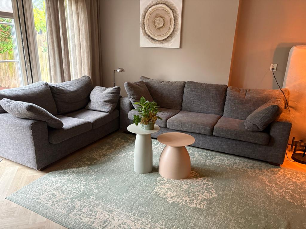 Comfortabel bankstel: 3-zits en 2-zits bank, Huis en Inrichting, Banken | Bankstellen, Gebruikt, 75 tot 100 cm, Ophalen of Verzenden