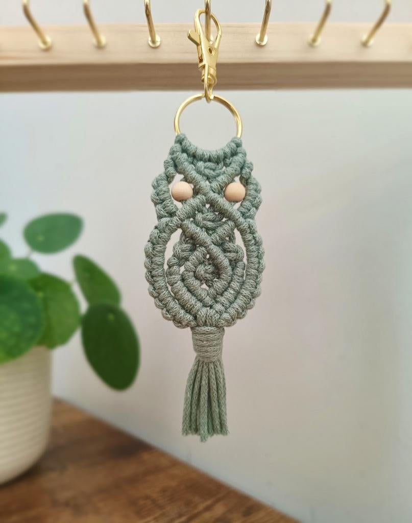 Macramé sleutelhanger, Ophalen of Verzenden, Nieuw, Dier of Natuur