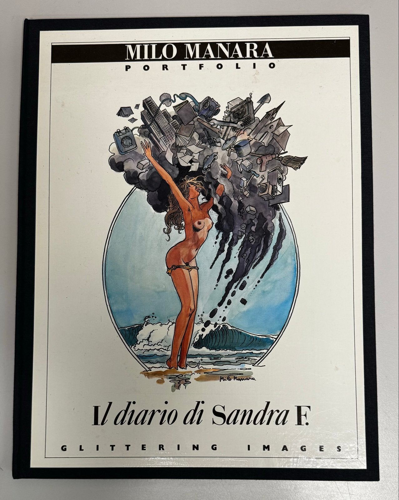 Milo Manara Portfolio: Il diario di Sandra F. Gesigneerd, Boeken, Ophalen of Verzenden, Zo goed als nieuw, Europa overig