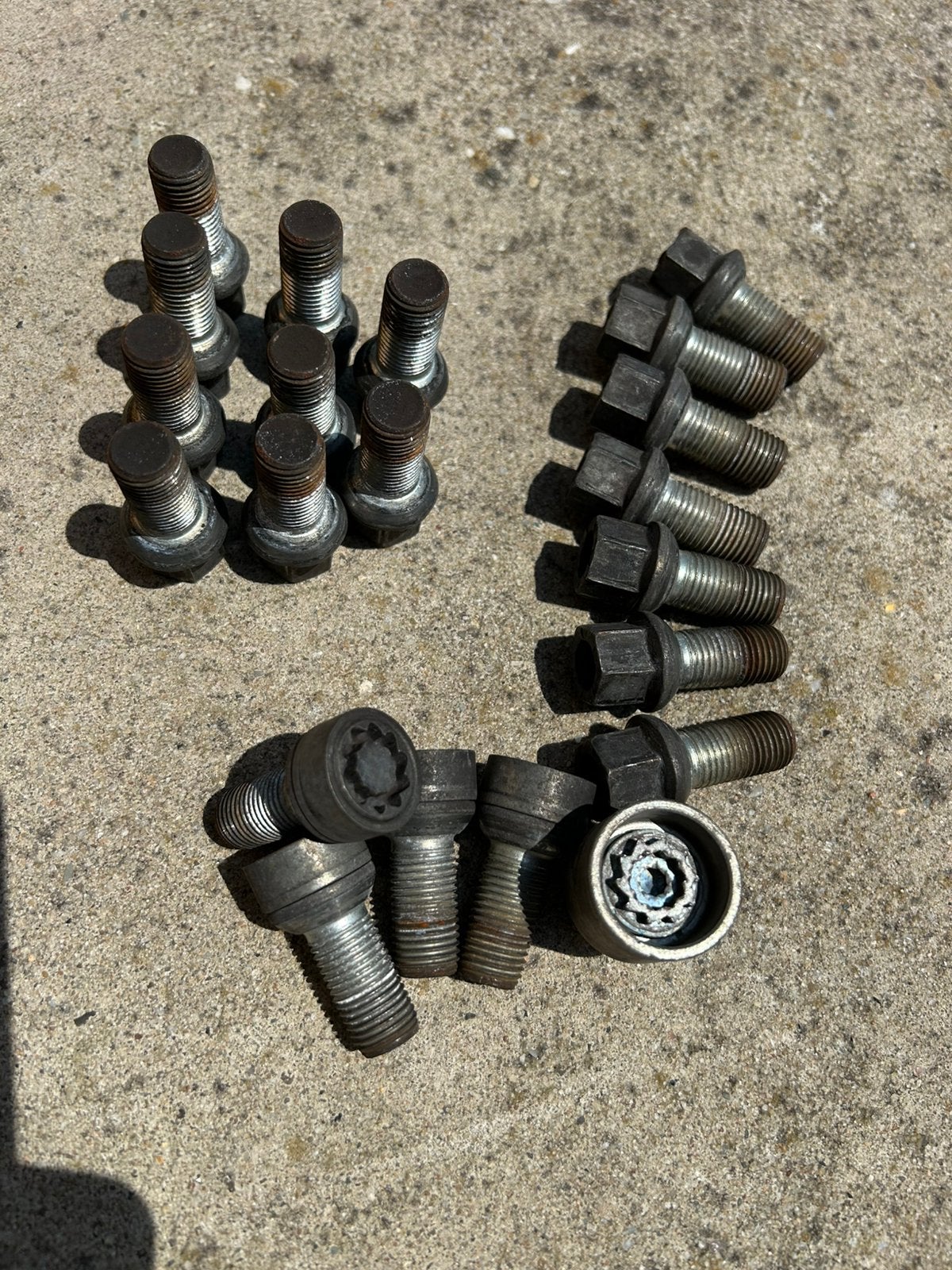 Originele wielbouten met slotbouten Golf 7/7.5, Ophalen of Verzenden, Gebruikt
