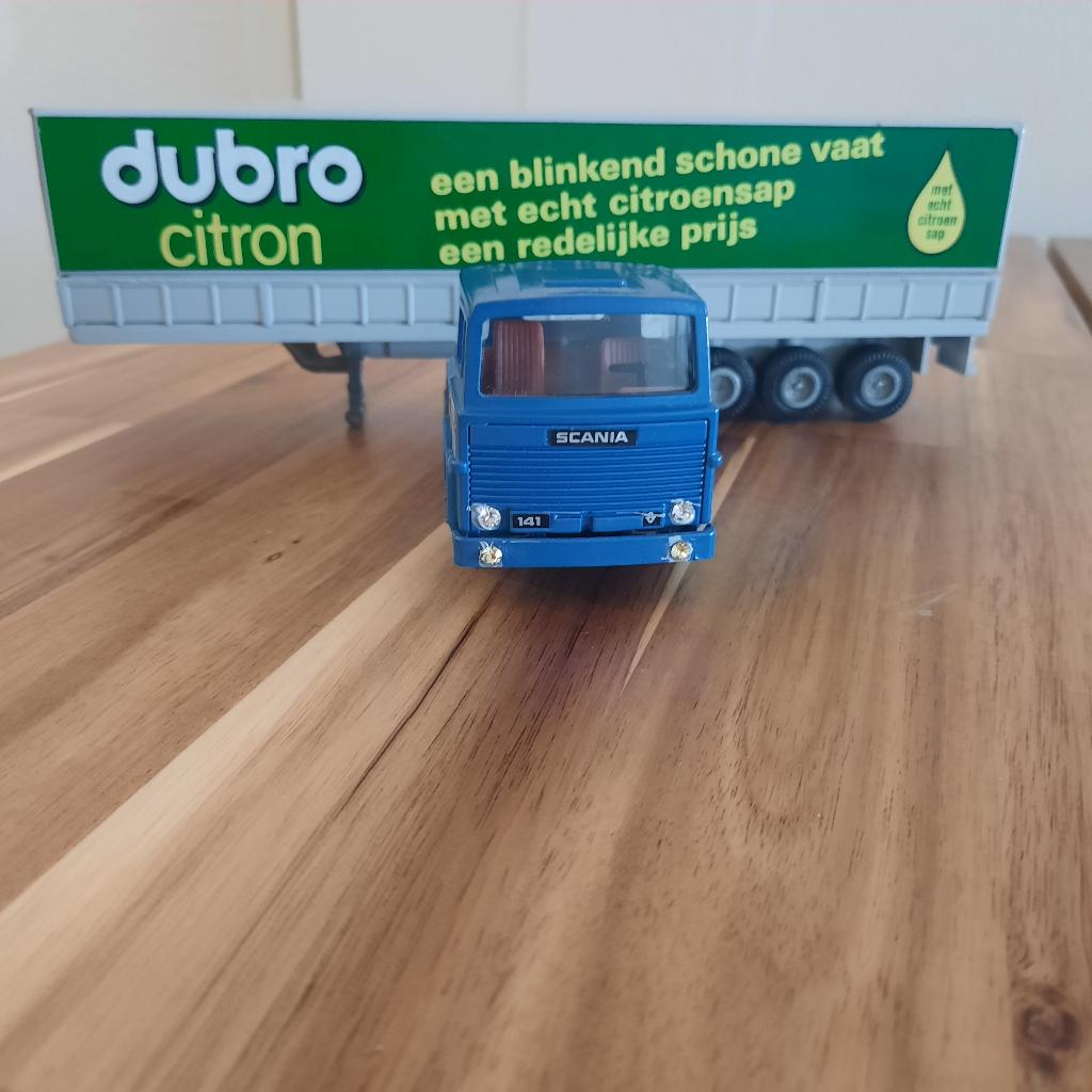 de FERNIX ZEEPFABRIEK SCANIA 141 MET AANKOOPBEWIJS 1e UITGAV, Verzenden, Zo goed als nieuw, Bus of Vrachtwagen, Tekno