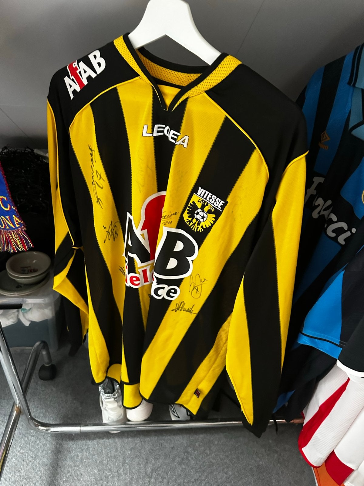 Gesigneerd Vitesse Thuisshirt 2005, Groter dan maat XL, Ophalen of Verzenden, Zo goed als nieuw, Shirt