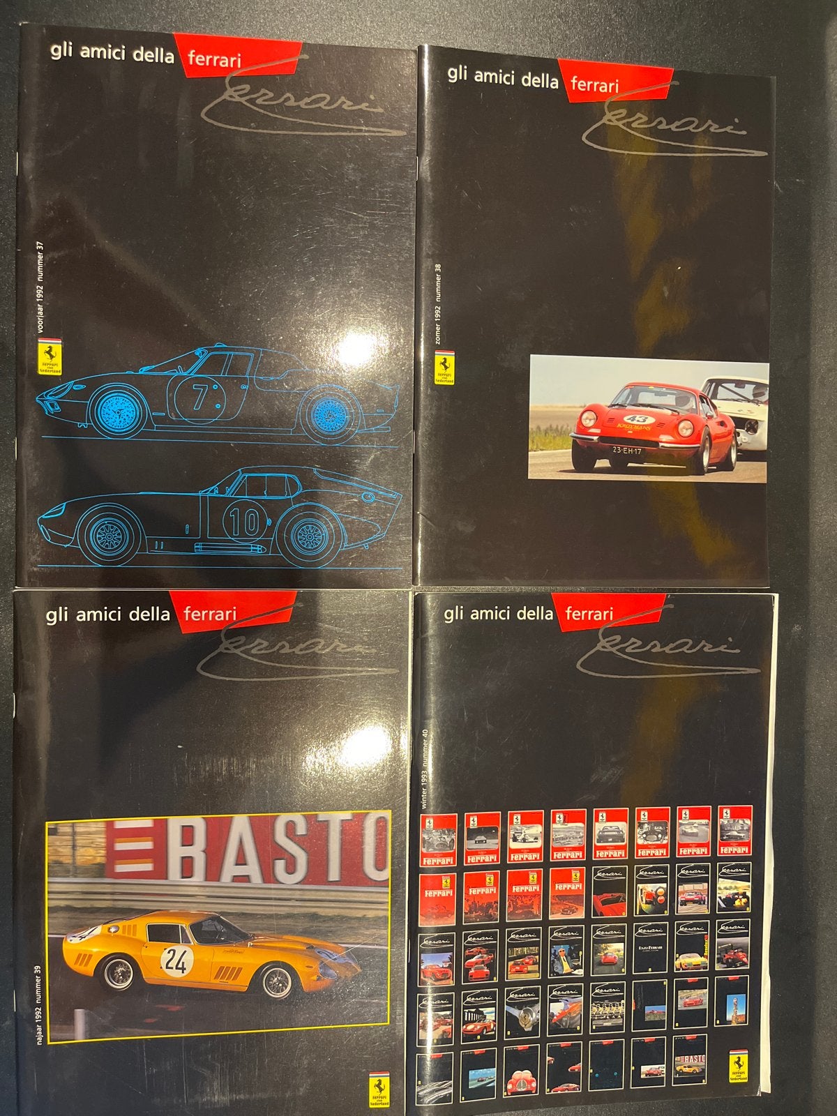 Gli Amici della Ferrari - 4 nummers uit 1992, Ophalen of Verzenden, Zo goed als nieuw, Ferrari