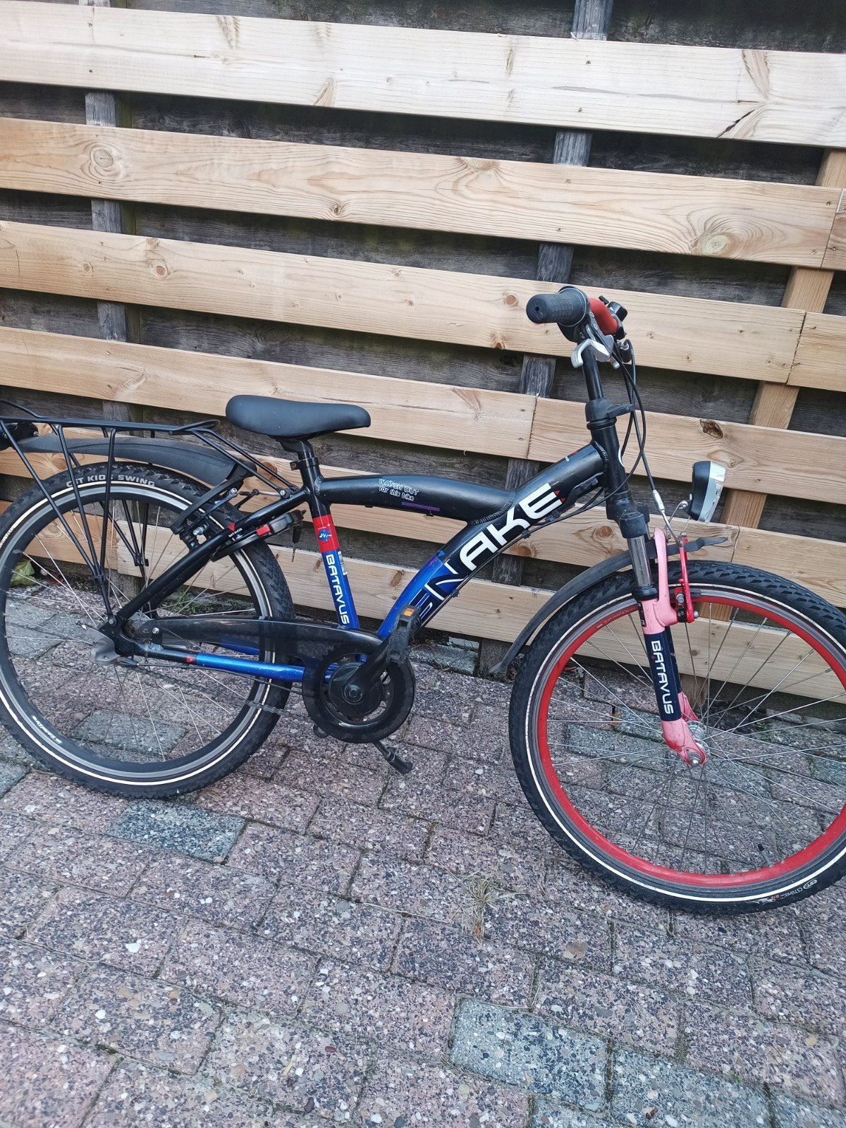 Batavus Snake 24 inch, Ophalen, Zo goed als nieuw, 24 inch, Handrem