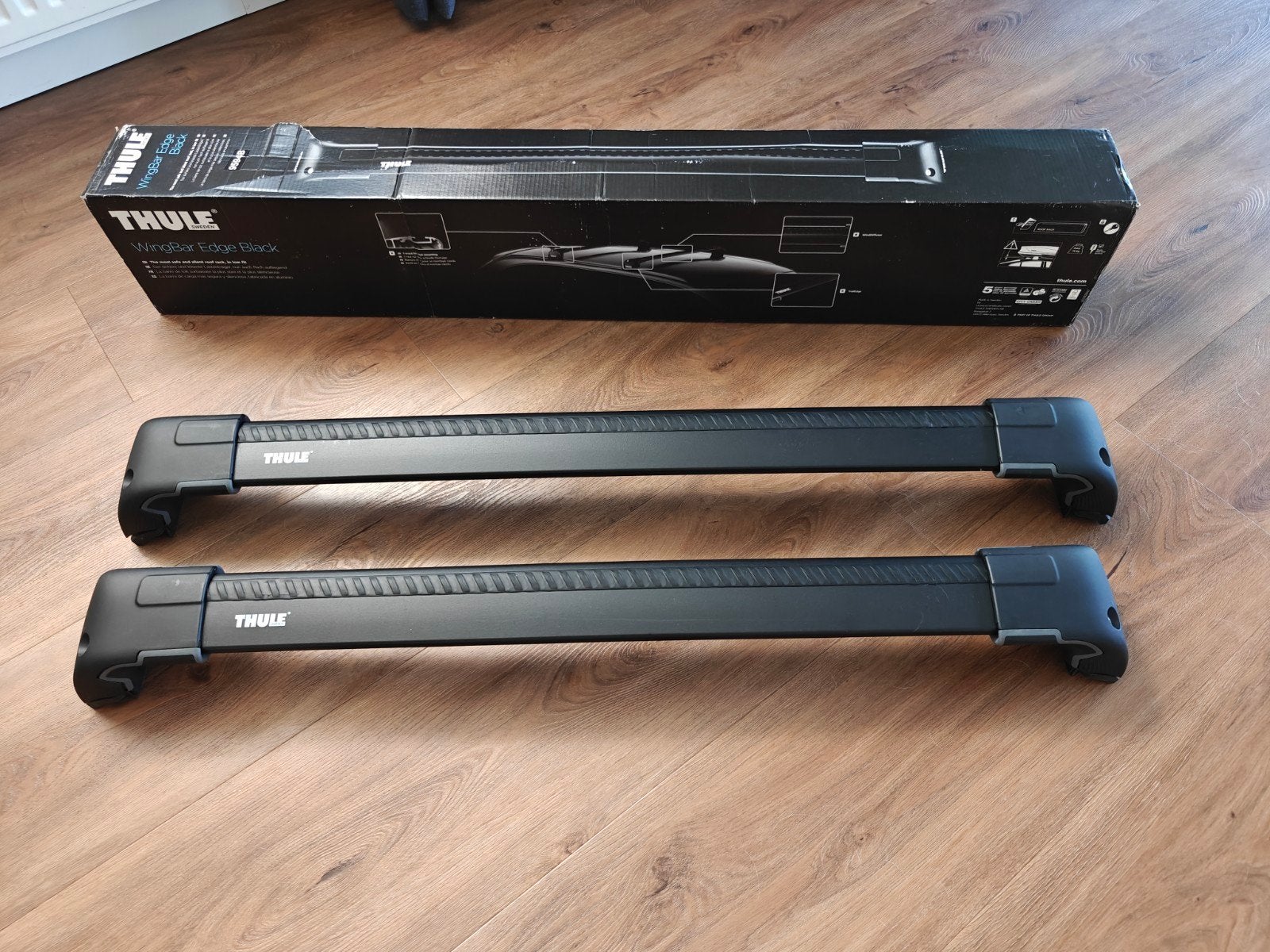 Thule WingBar Edge 9594B Dakdragers + kitset Seat Leon ST, Auto diversen, Dakdragers, Ophalen, Zo goed als nieuw