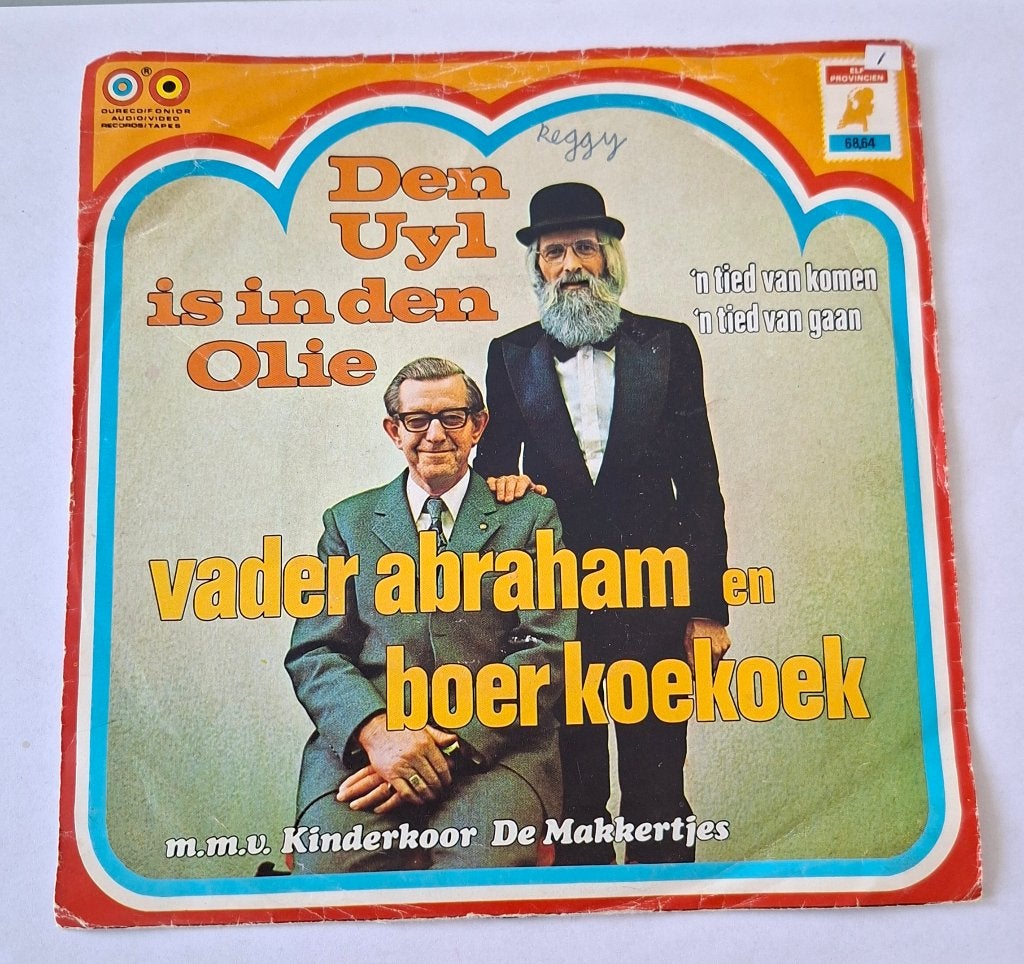 Vader Abraham en Boer Koekoek - Den Uyl is in den olie, Cd's en Dvd's, Vinyl Singles, Gebruikt, Ophalen of Verzenden, Overige typen