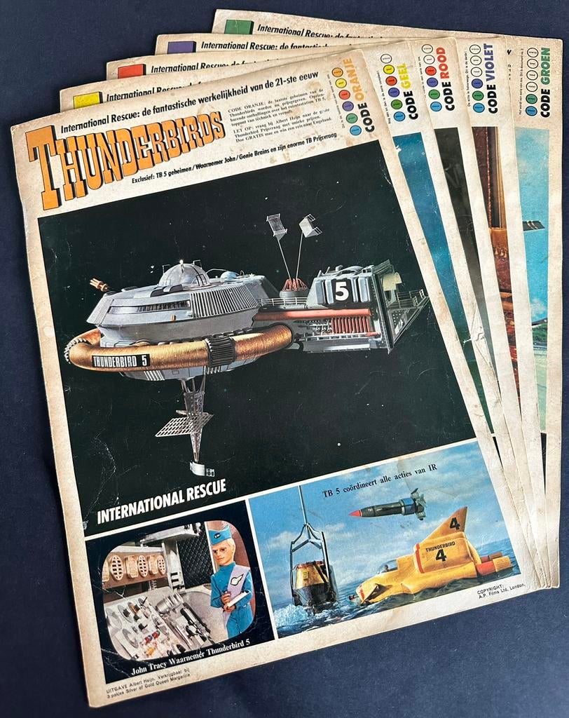 Thunderbirds International Rescue verzamelset (AH), Ophalen of Verzenden, Gebruikt