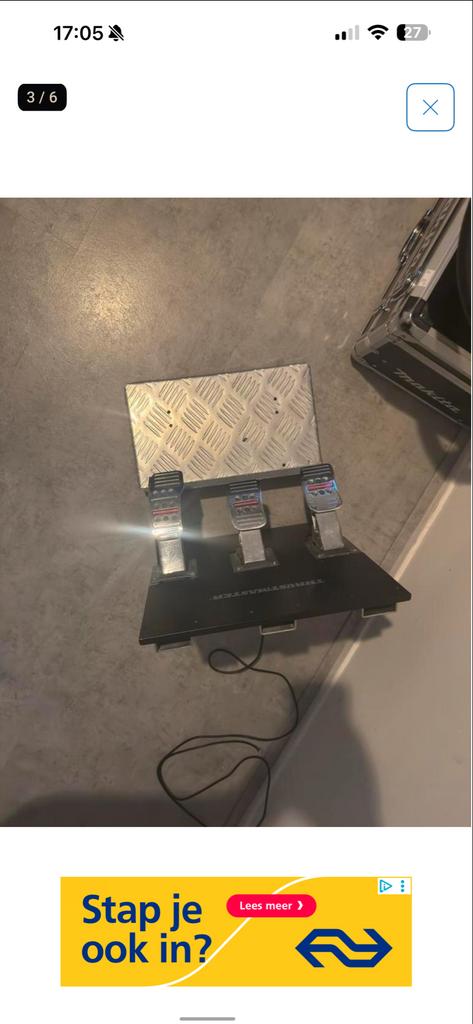 Trustmaster T500 RS + TH8A Pook, Ophalen, Gebruikt