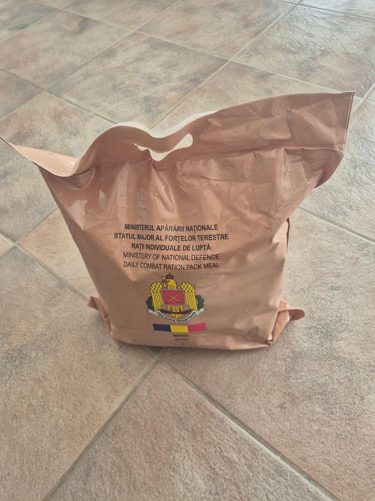 MRE Romeense Strijdkrachten - Combat Rantsoen Menu 7, Ophalen of Verzenden, Landmacht, Nederland