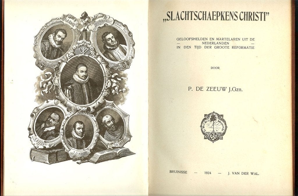 P.de Zeeuw J.Gzn ,,SLACHTSCHAEPKENS CHRISTI '', Ophalen of Verzenden
