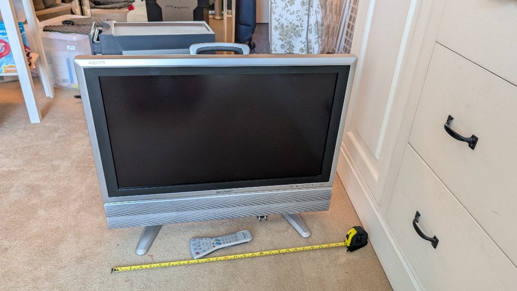 Sharp Aquos LC-26GA5E tv 26 inch (66 cm) – SCART/VGA, Ophalen, Gebruikt, 50 Hz, Sharp
