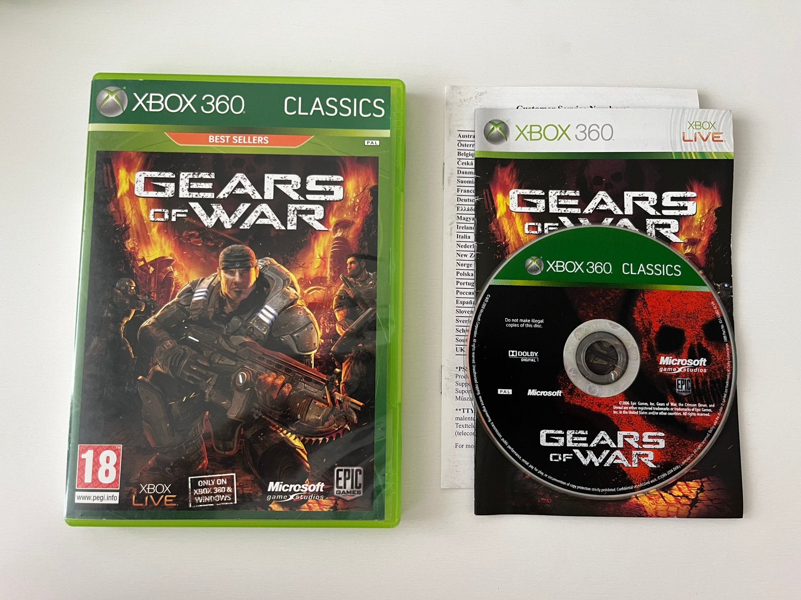 Gears of War, Vanaf 18 jaar, Shooter, 1 speler, Ophalen of Verzenden