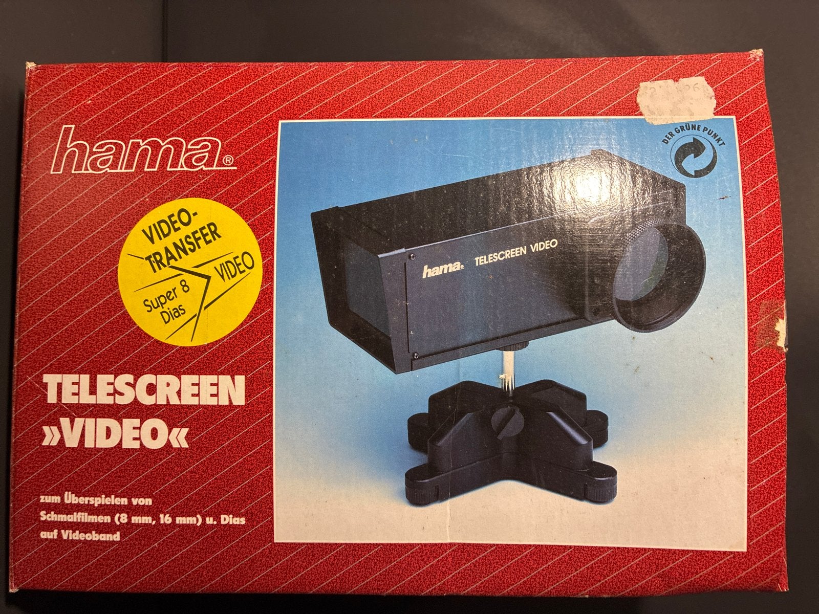 Hama Telescreen Video - Super 8 / Dia naar Video Transfer, Overige merken, Overige typen, Overige soorten, Ophalen of Verzenden
