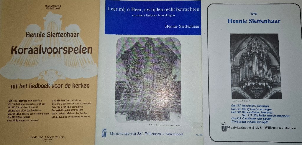 Koraalbewerkingen voor orgel (Iedema en Slettenhaar), Orgel, Gebruikt, Ophalen of Verzenden, Religie en Gospel