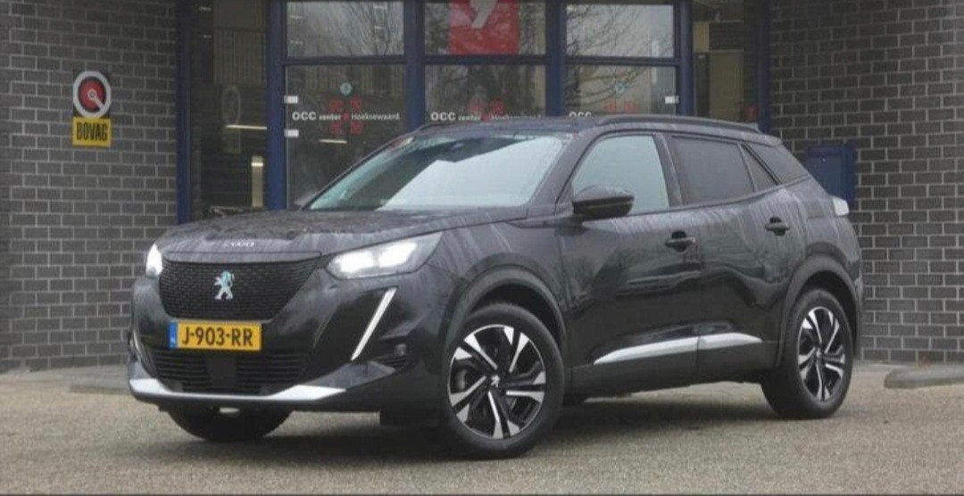 peugeot e-2008 50kwh 136pk Allure, Auto's, 136 pk, Zwart, SUV of Terreinwagen, Onderhoudsboekje