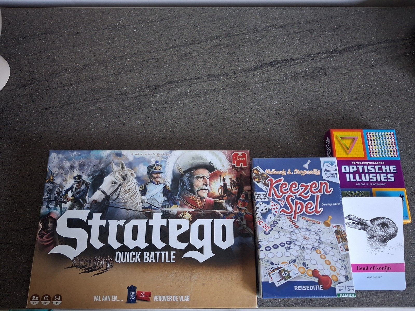 3 x spellen, Ophalen, Nieuw