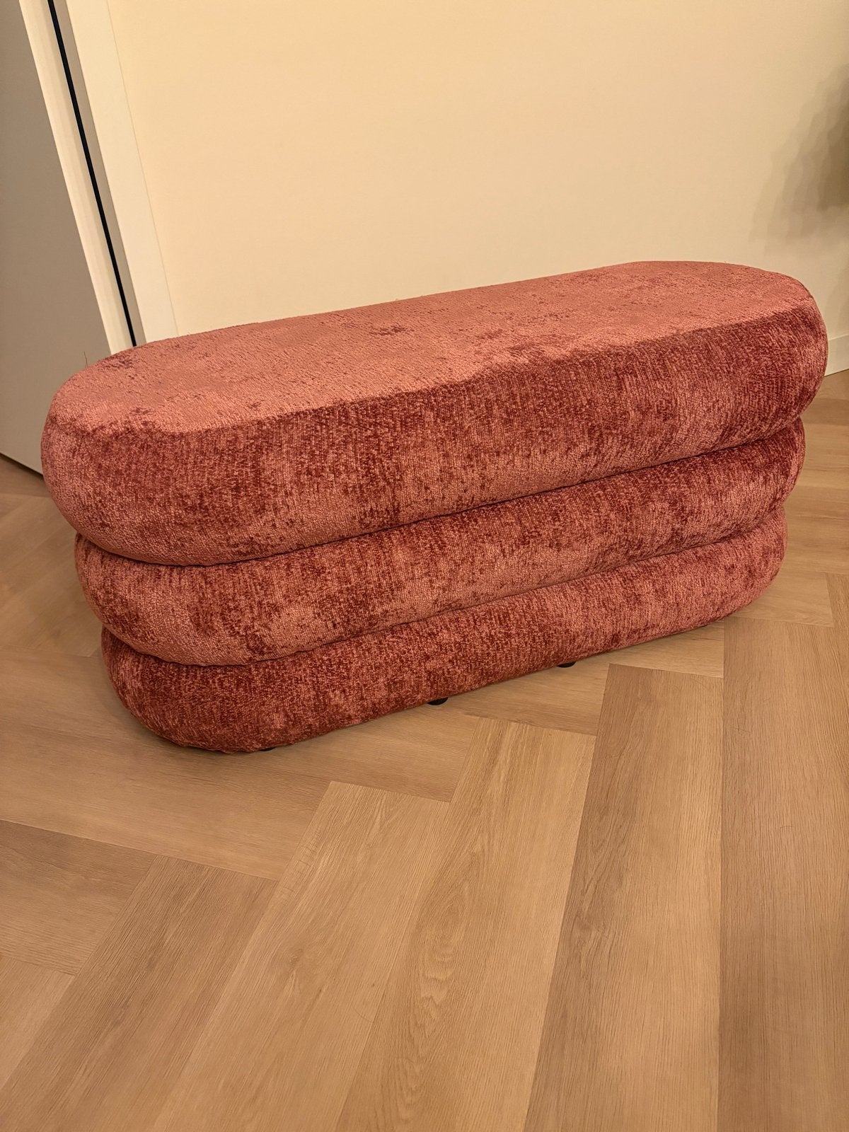 Nieuw Xenos bankje - bordeaux, Ophalen, Minder dan 75 cm, Minder dan 150 cm, Stof