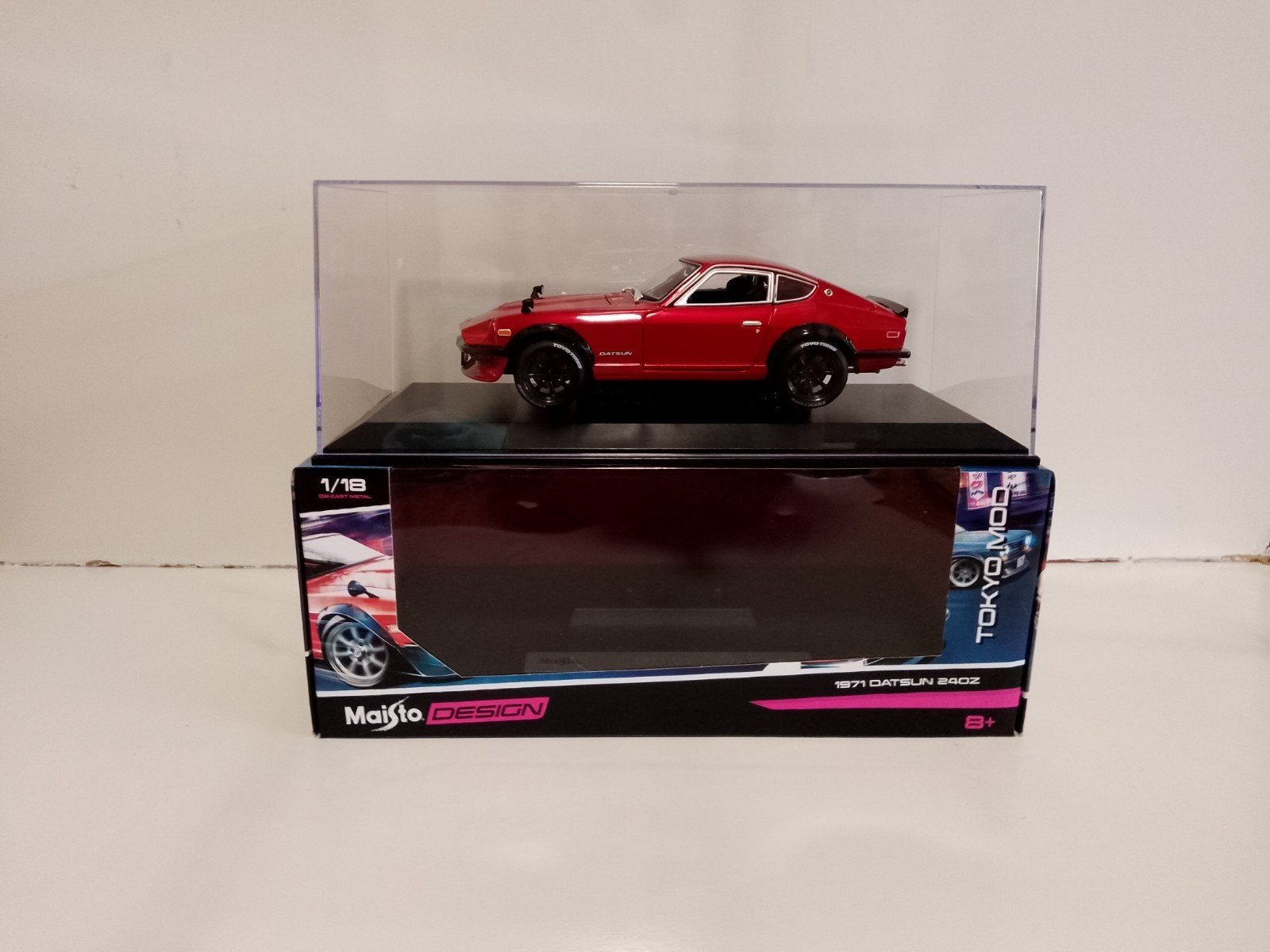 Maisto - Datsun 240Z Tokyo Mod Japan, Ophalen of Verzenden, Zo goed als nieuw, Auto, Maisto
