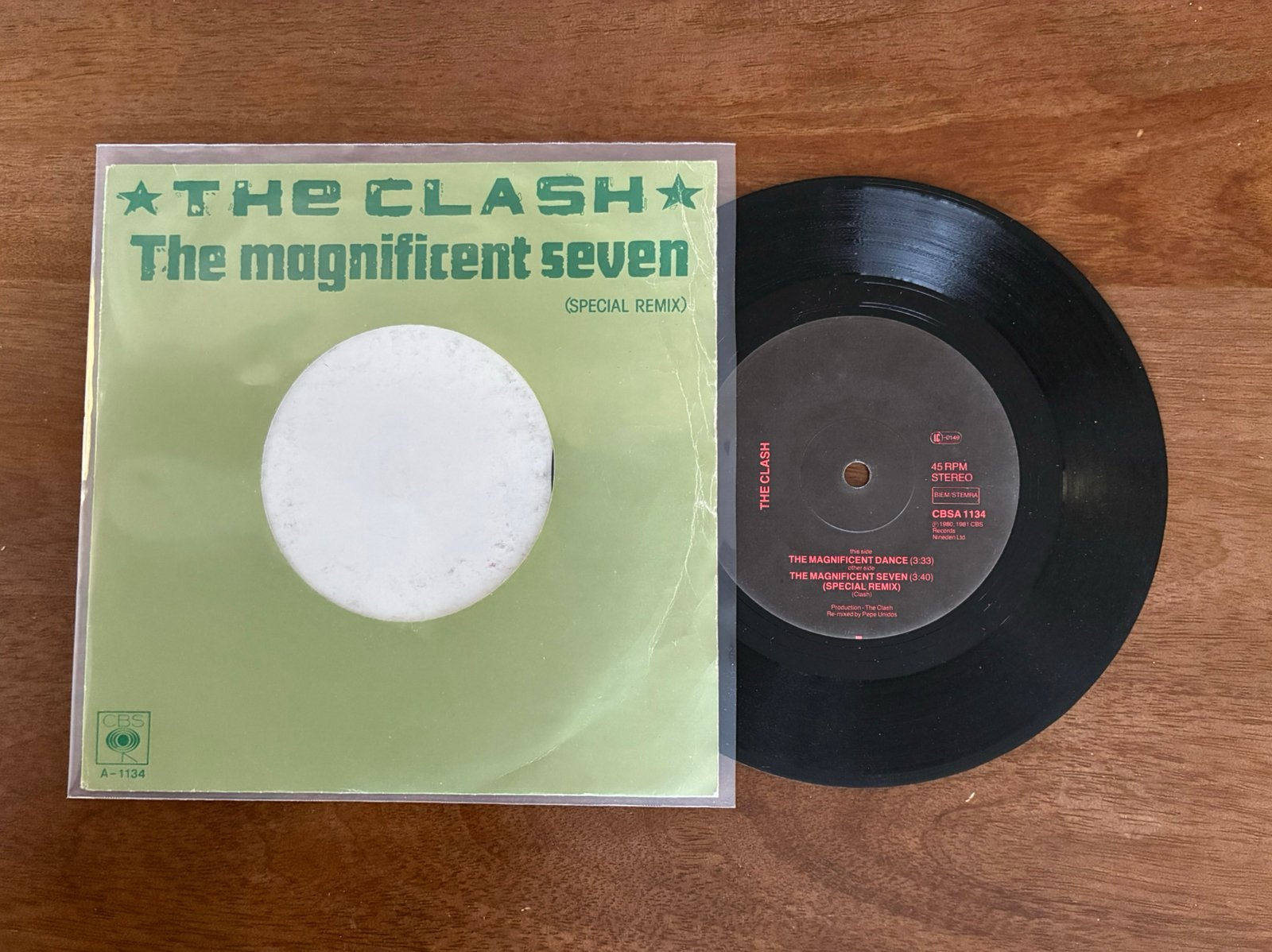 The Clash - The magnificent seven, Cd's en Dvd's, Vinyl Singles, Ophalen of Verzenden, 7 inch