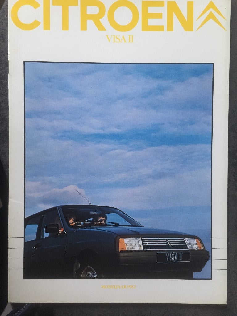 Folder van Citroën Visa II, gedrukt najaar 1981, Boeken, Ophalen of Verzenden, Nieuw, Citroën