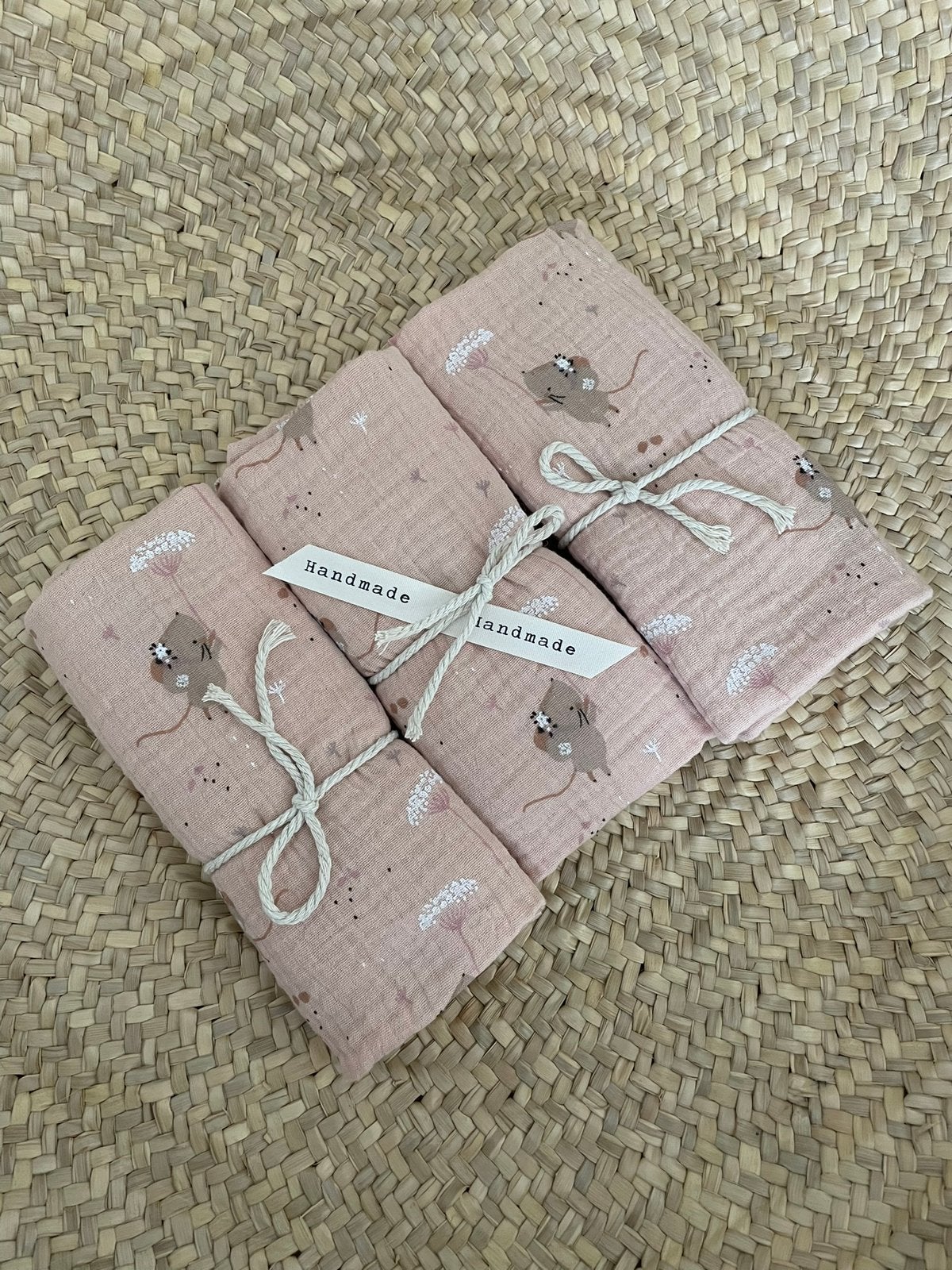 NIEUW handgemaakte hydrofiele doeken, Handmade-for-you, Nieuw, Ophalen of Verzenden, Edulstoop@xs4all.nl